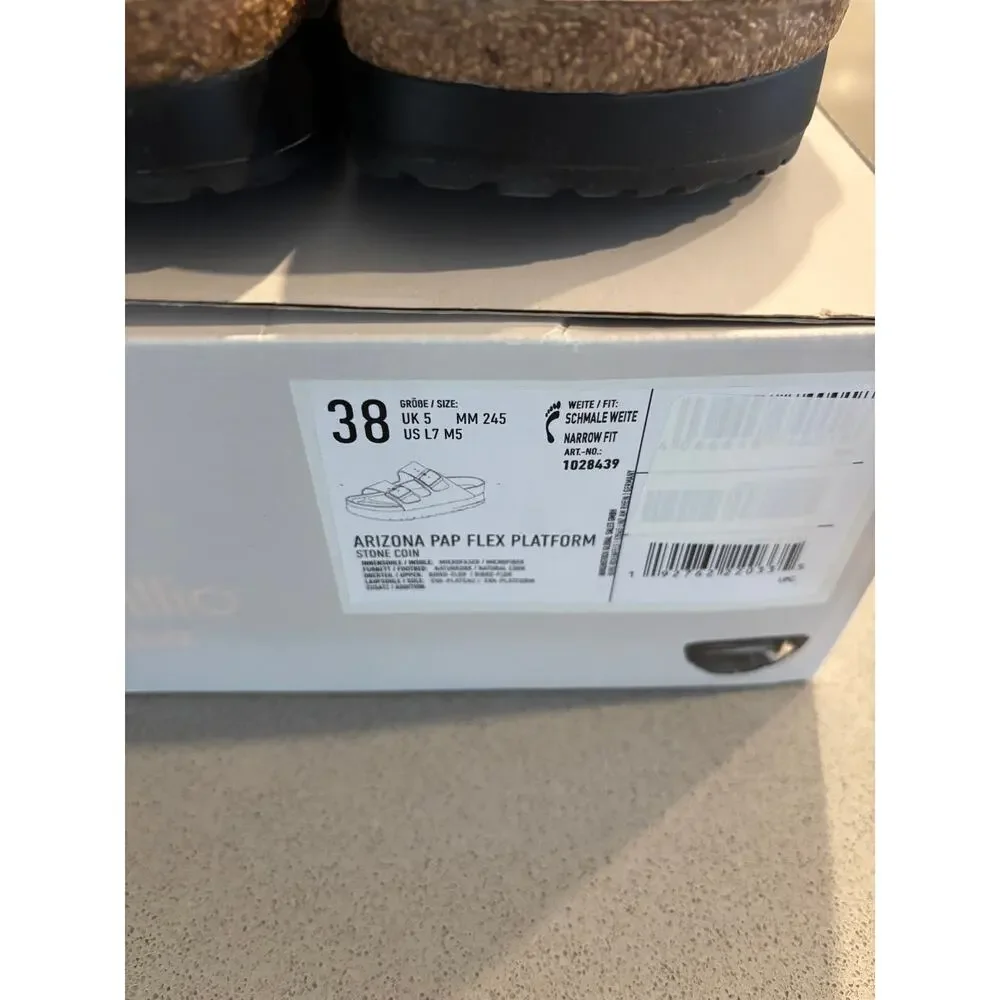 NWT Birkenstock Papillio Arizona Flex Platform - Size 38 - Picture 3 of 5